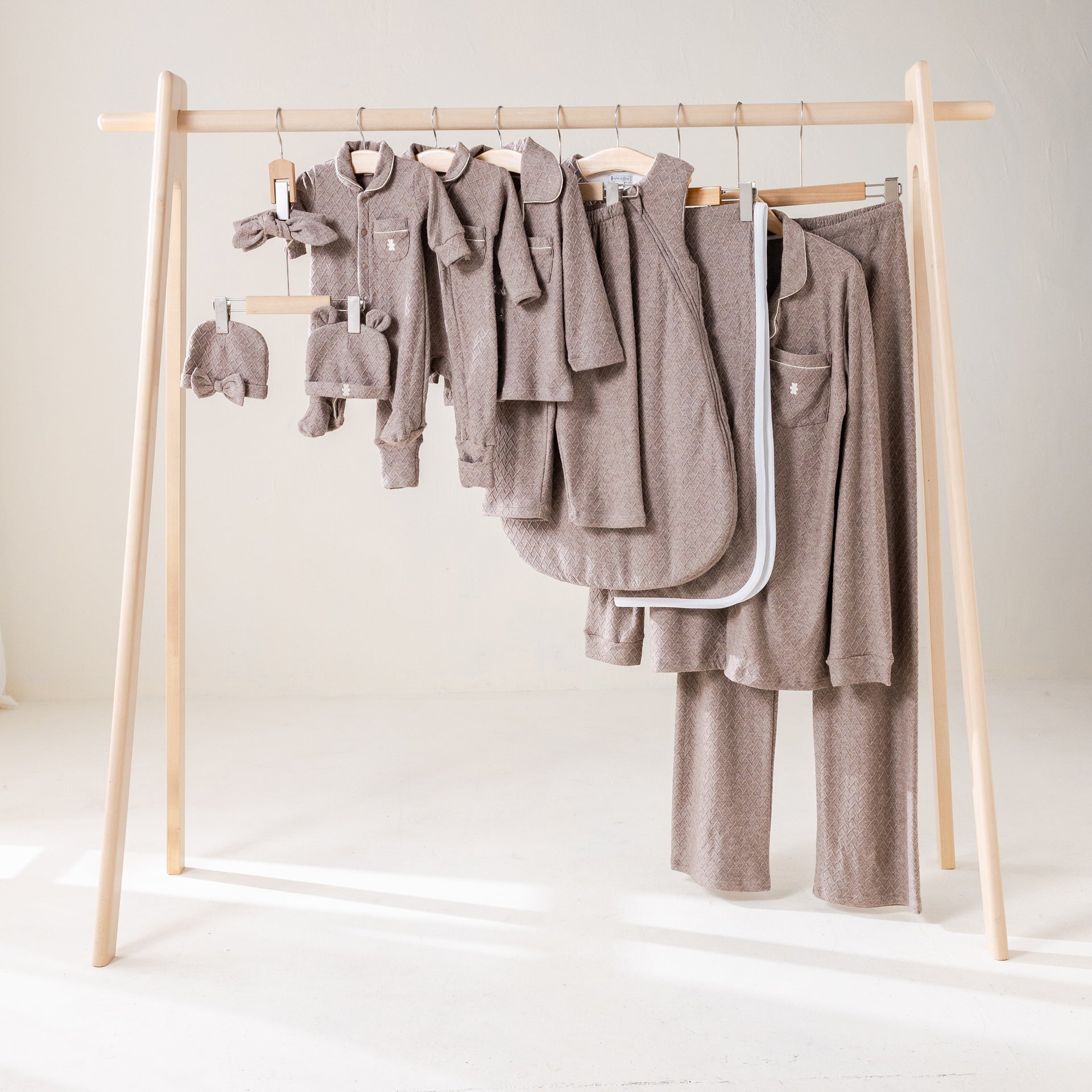 Slaapzak taupe teddy