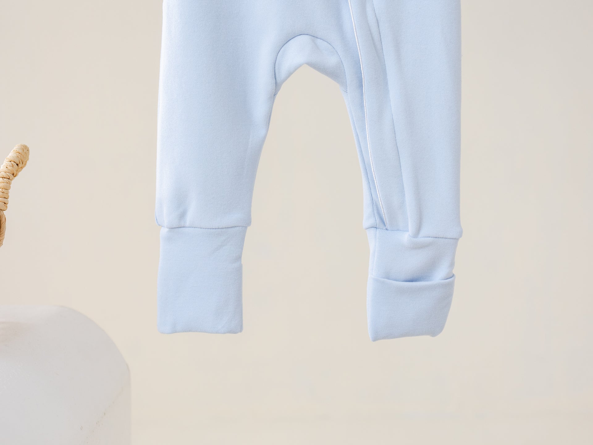 Babypakje rits blauw
