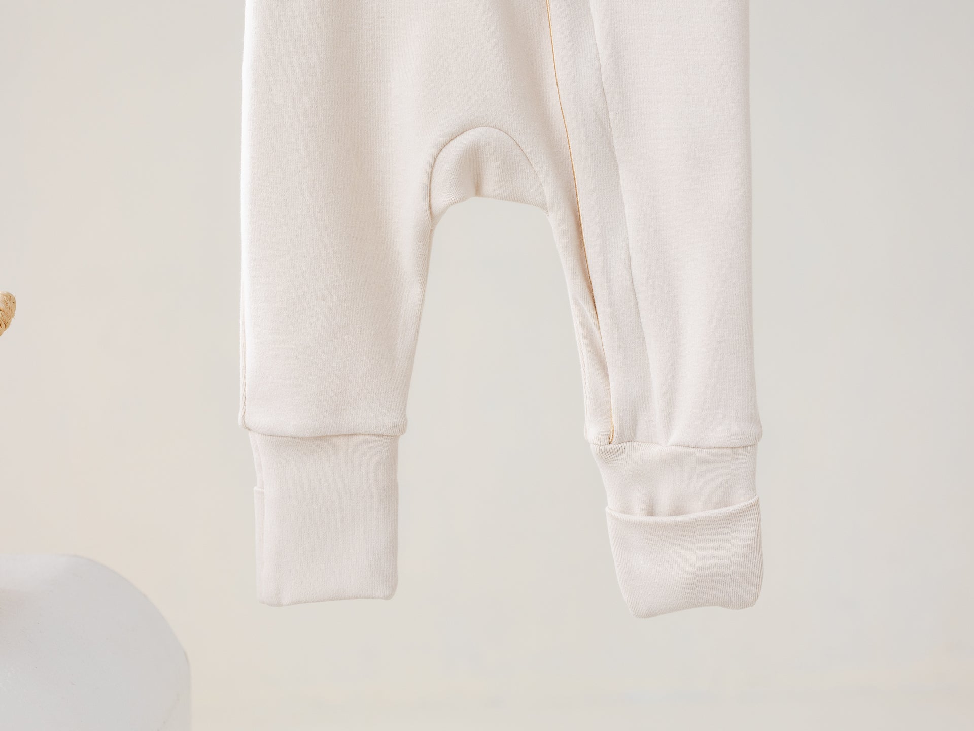 Babypakje rits beige