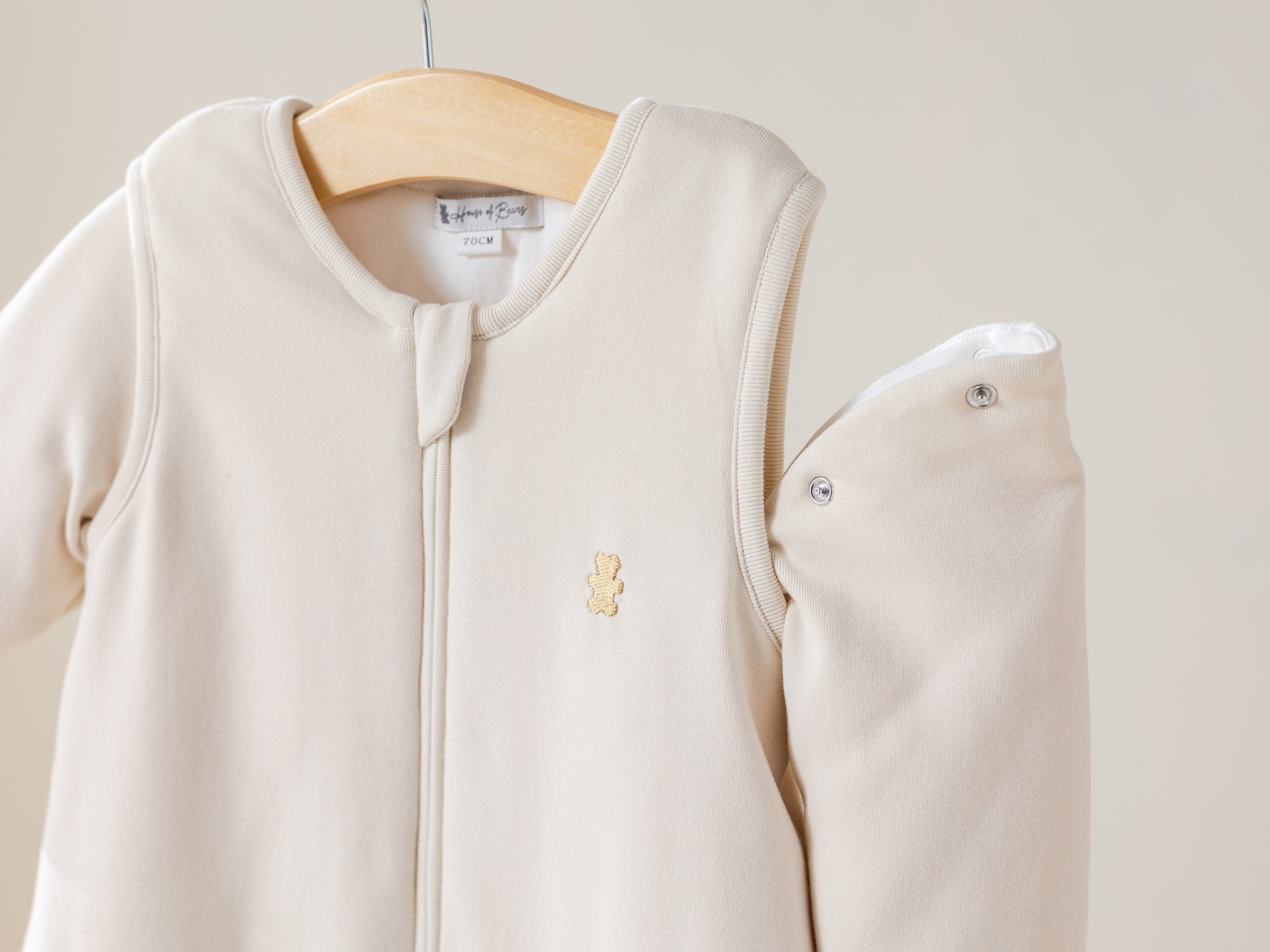 Slaapzak met benen beige