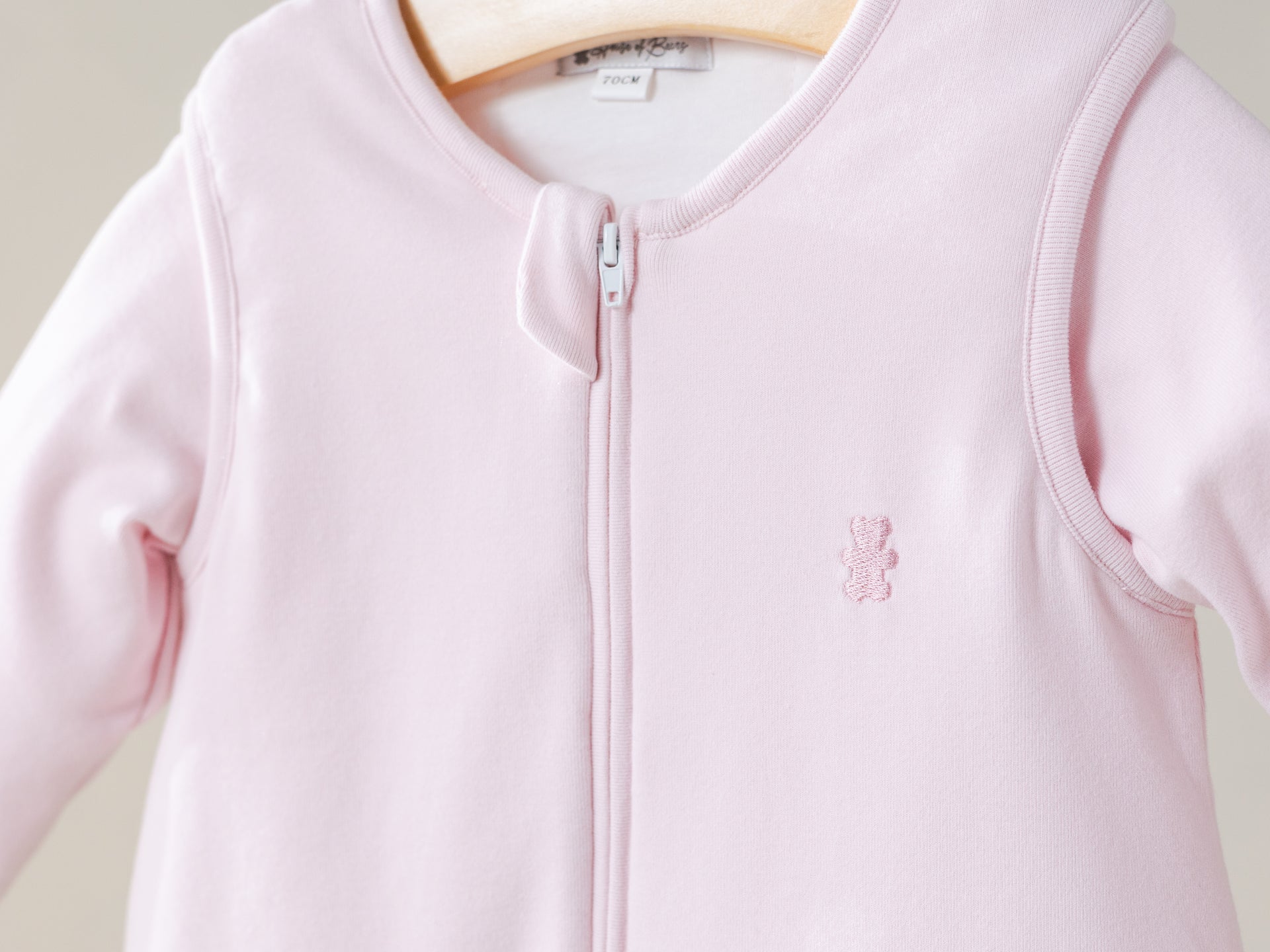 Slaapzak met benen roze