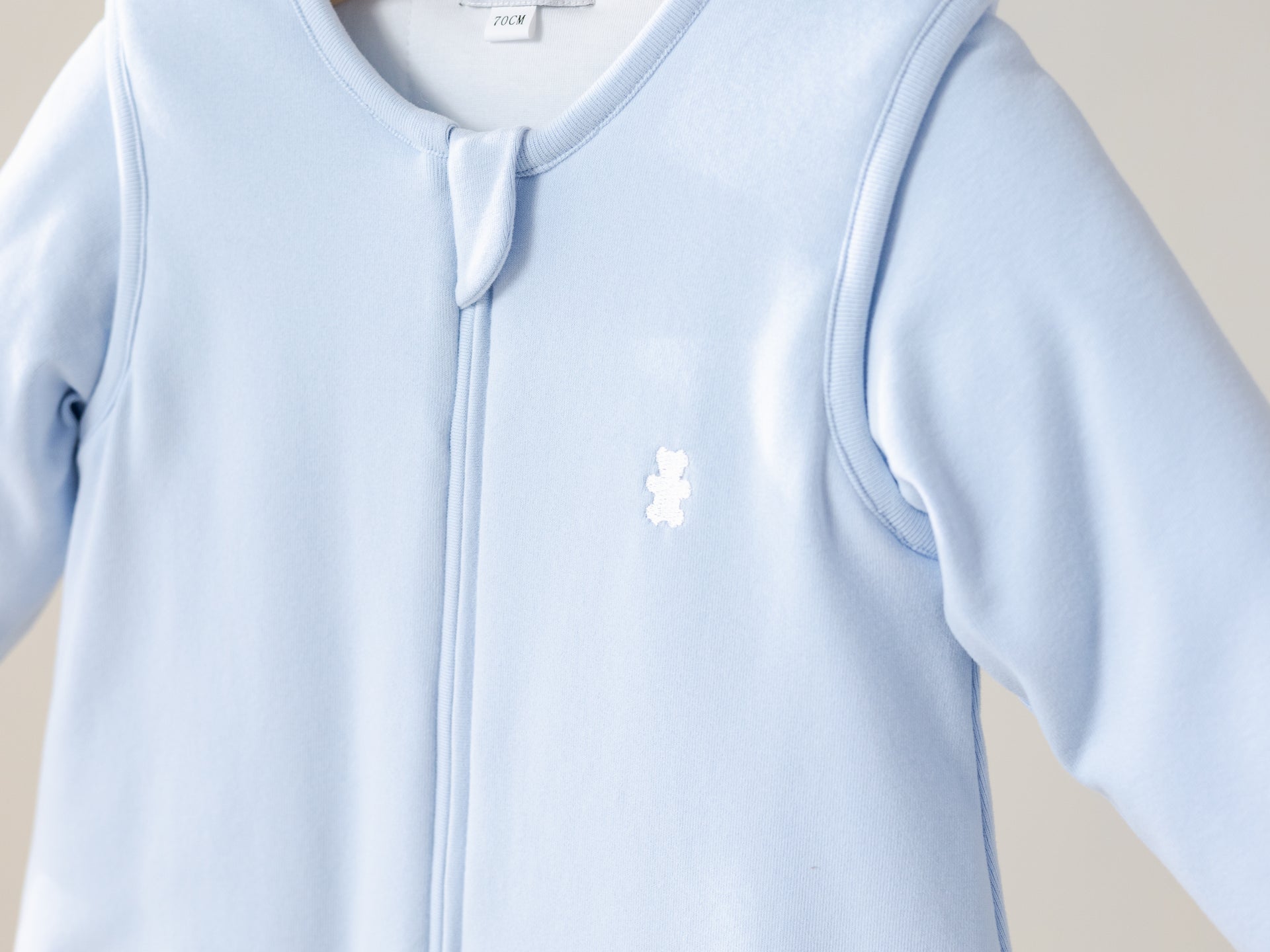 Slaapzak met benen blauw