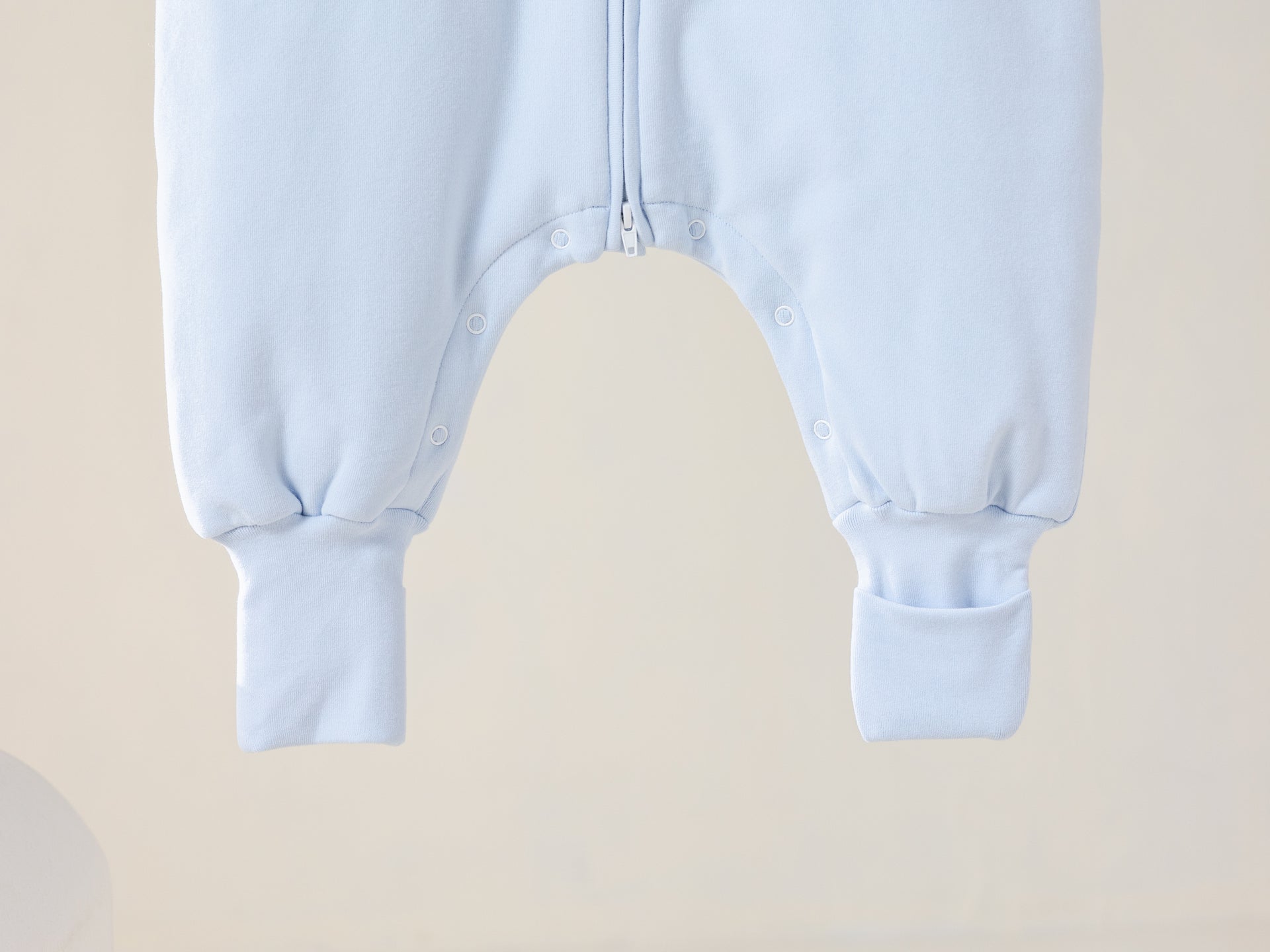 Slaapzak met benen blauw