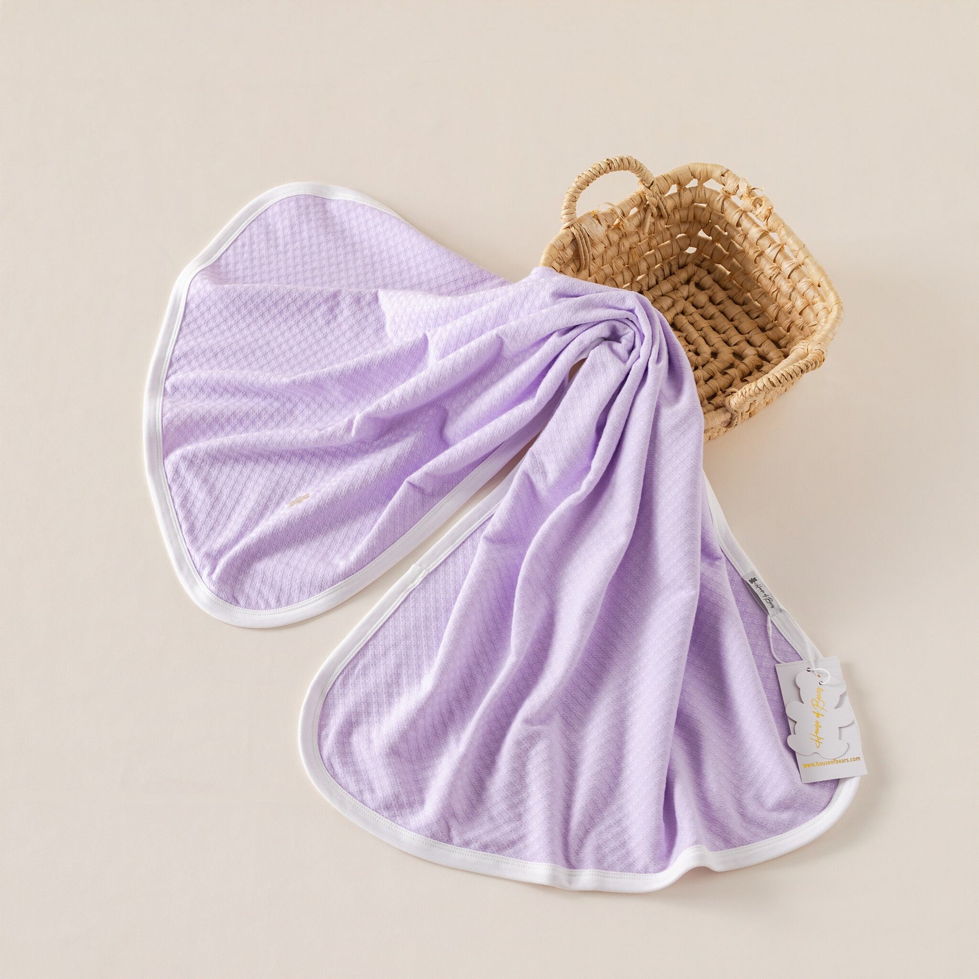 Baby blanket lilac summer