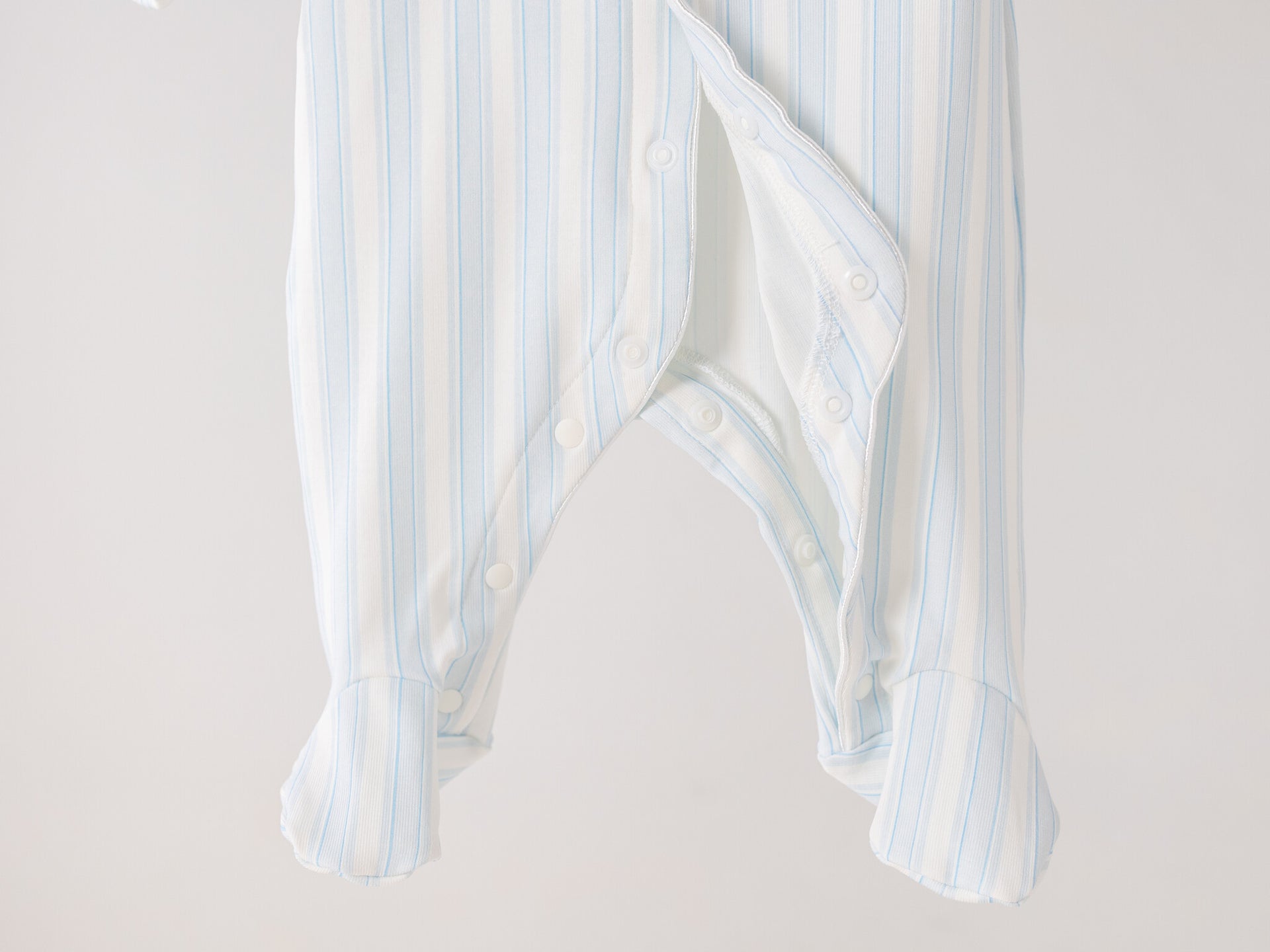 Babygrow blue stripe summer