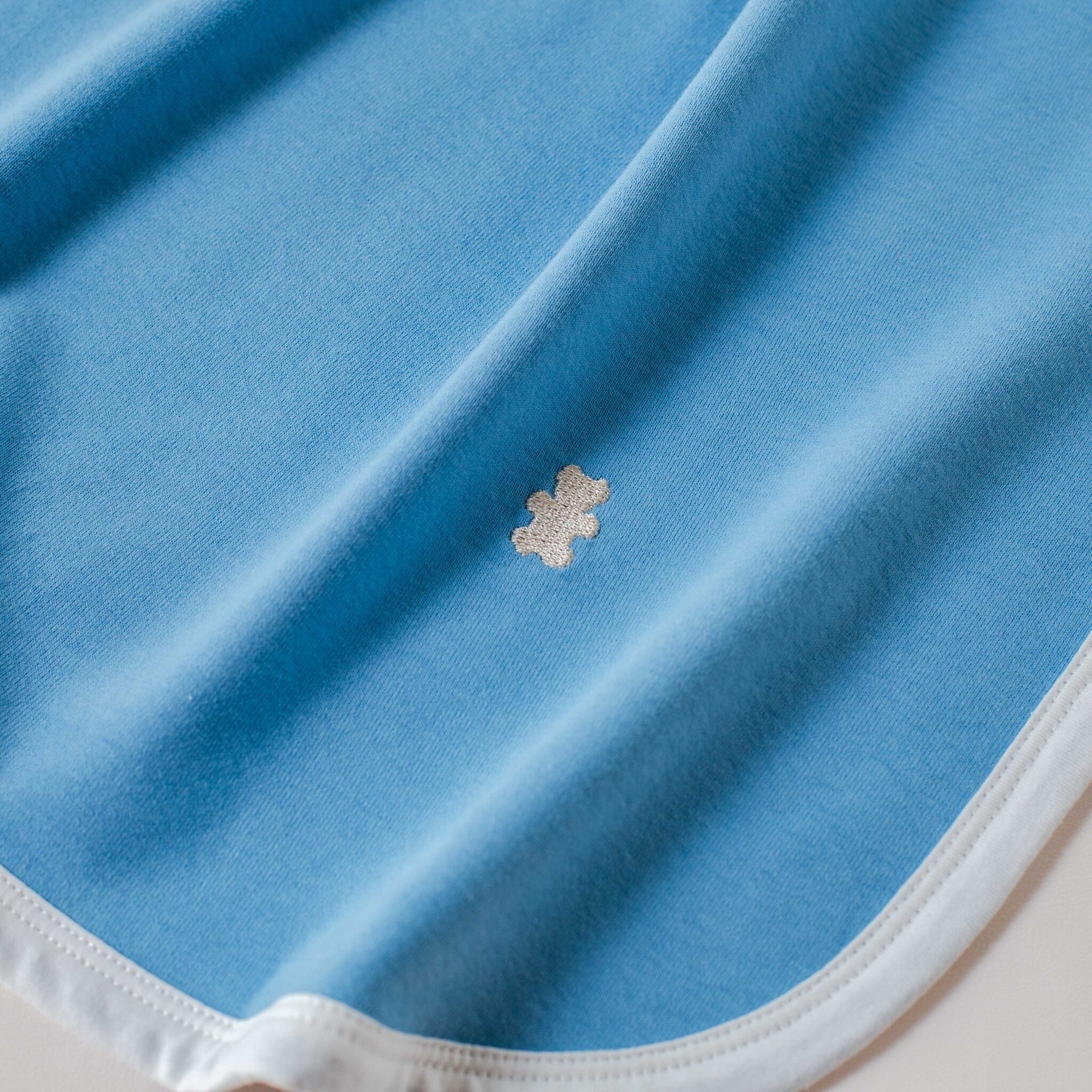 Baby blanket denim blue
