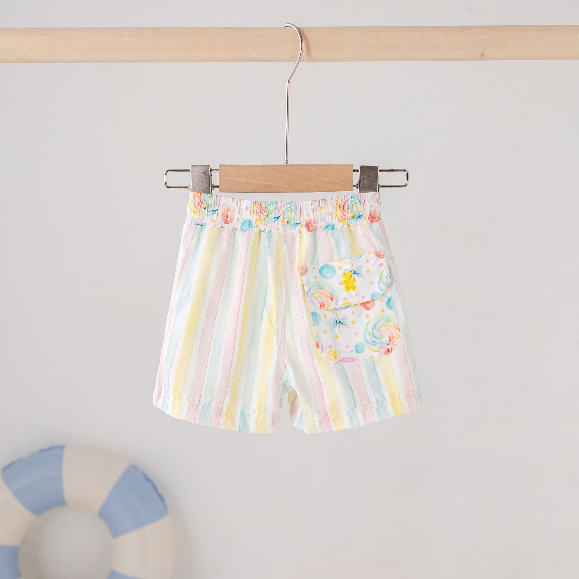 Pastel candy Swim shorts