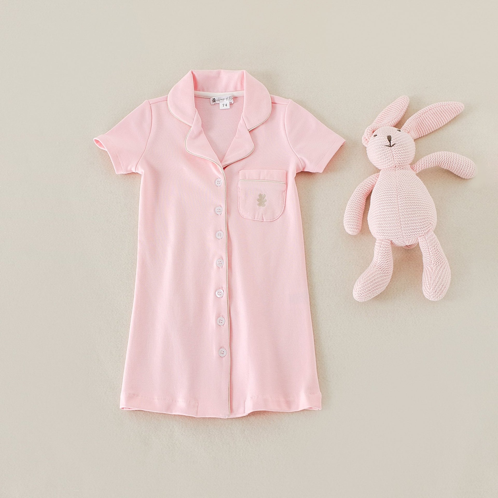 Nightgown summer pink kids