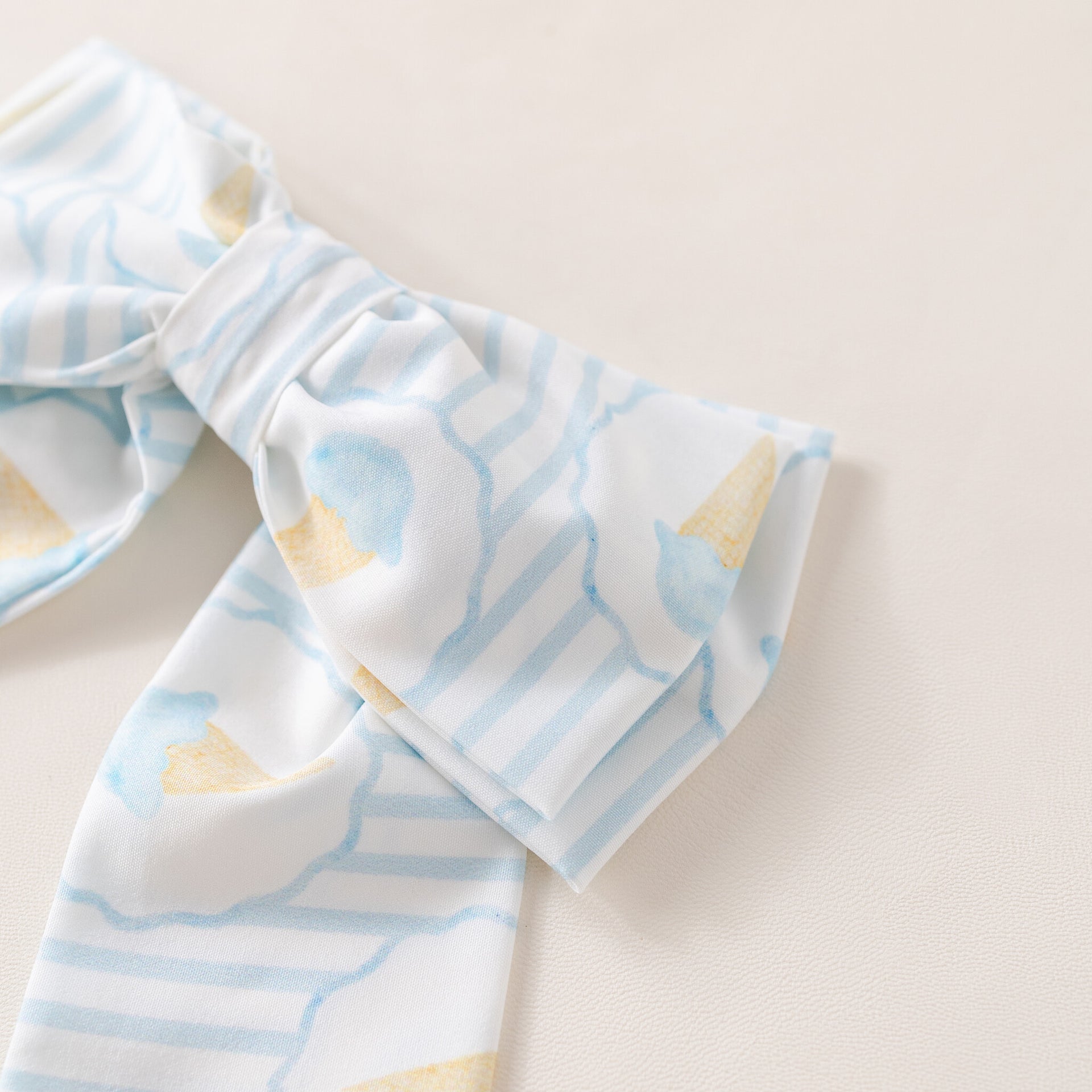 Ice cream big hairclip bow