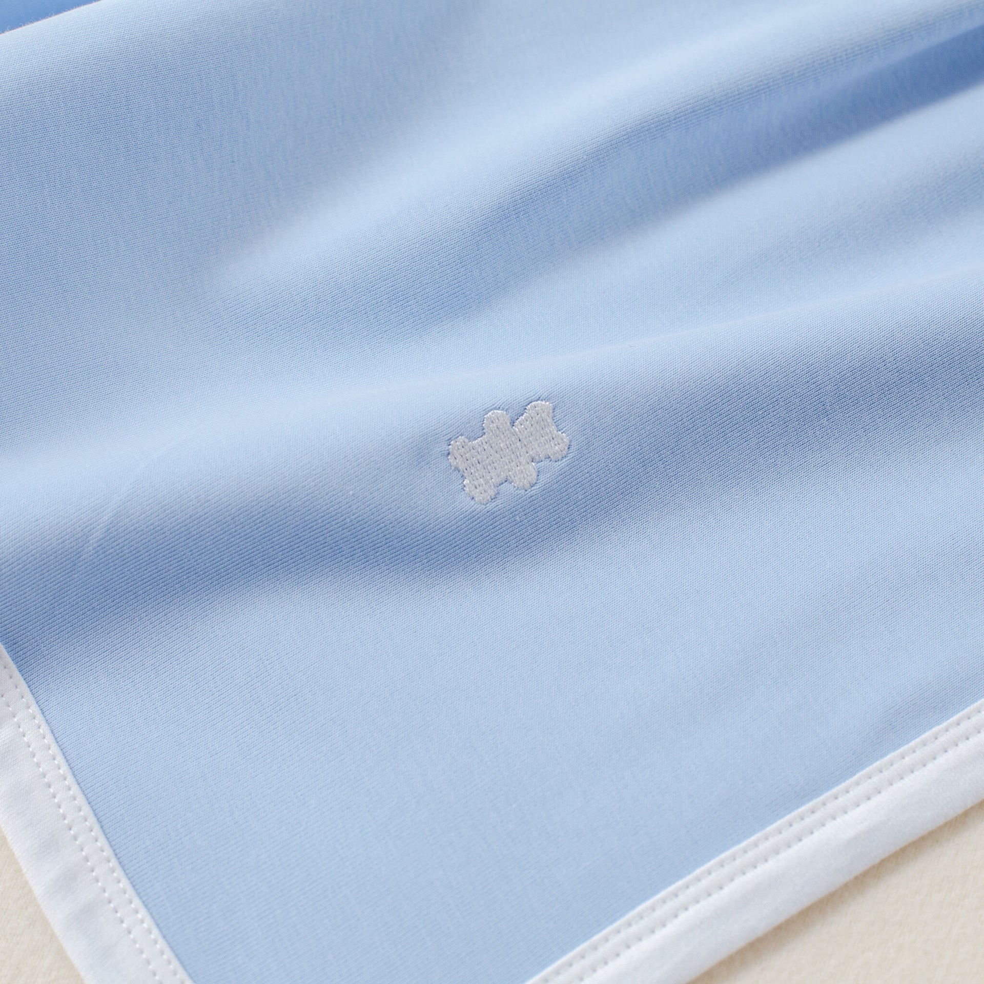 Baby blanket summer blue
