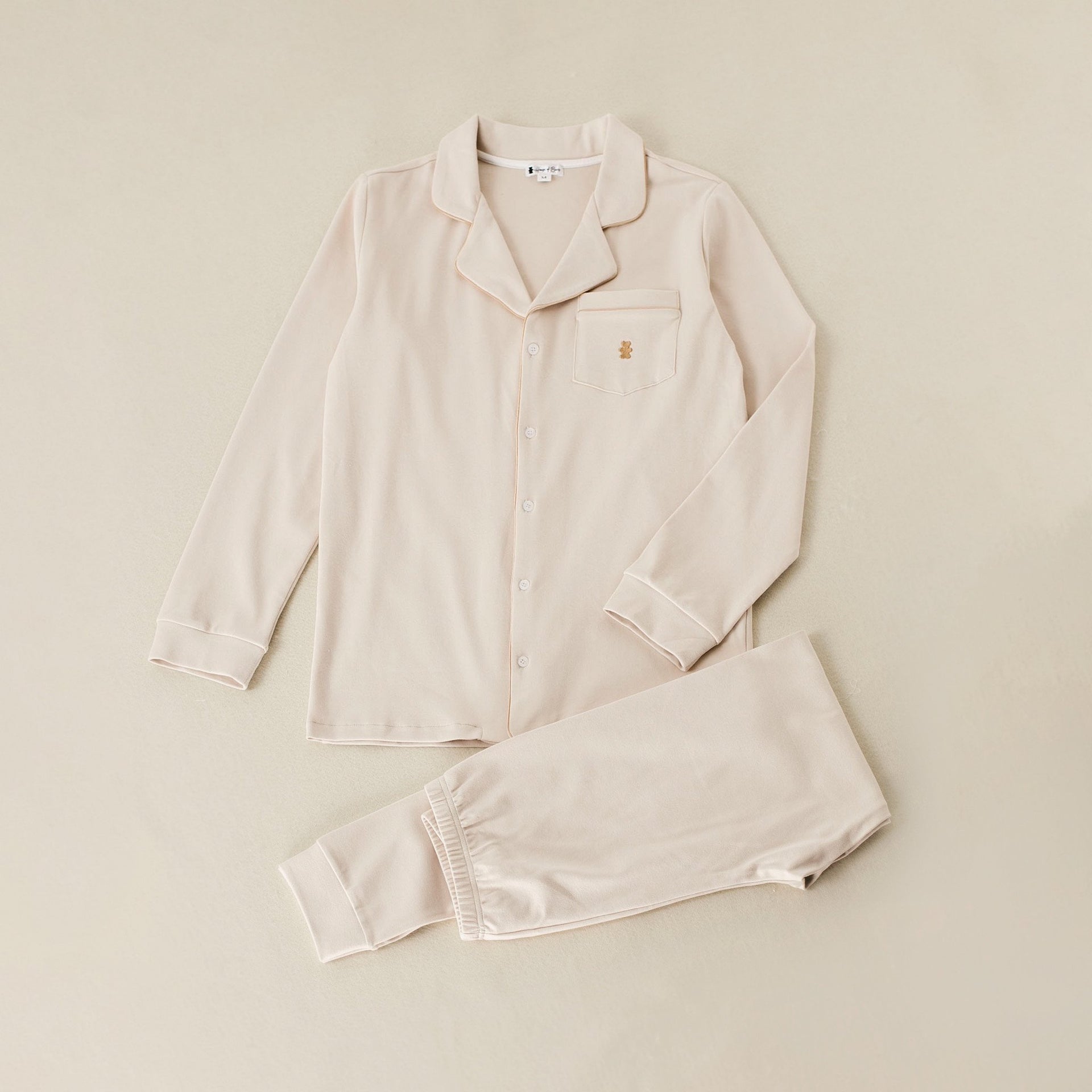 Women's beige pajamas