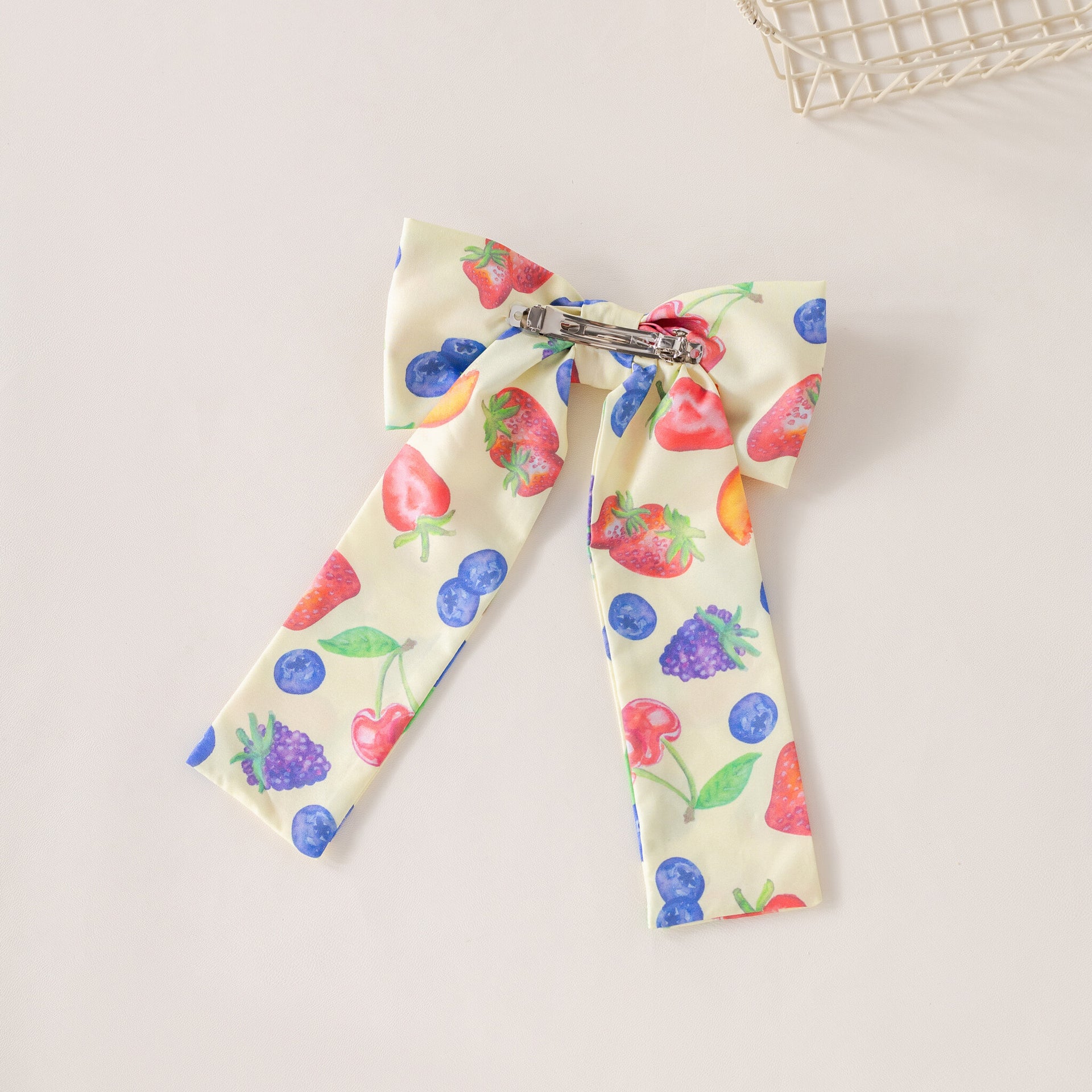 Summer fruit big hairclip bow