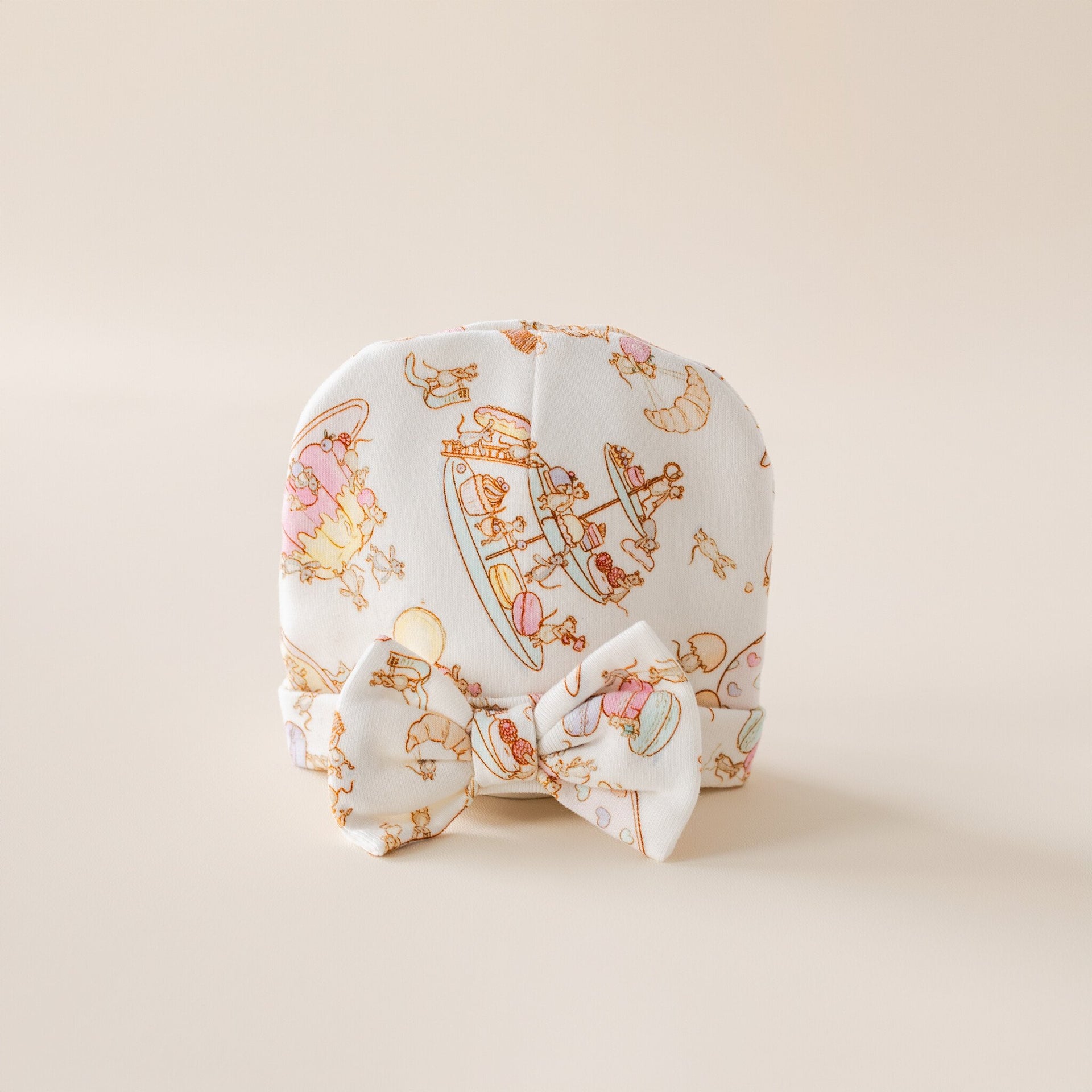 Baby hat mouse bakery bow