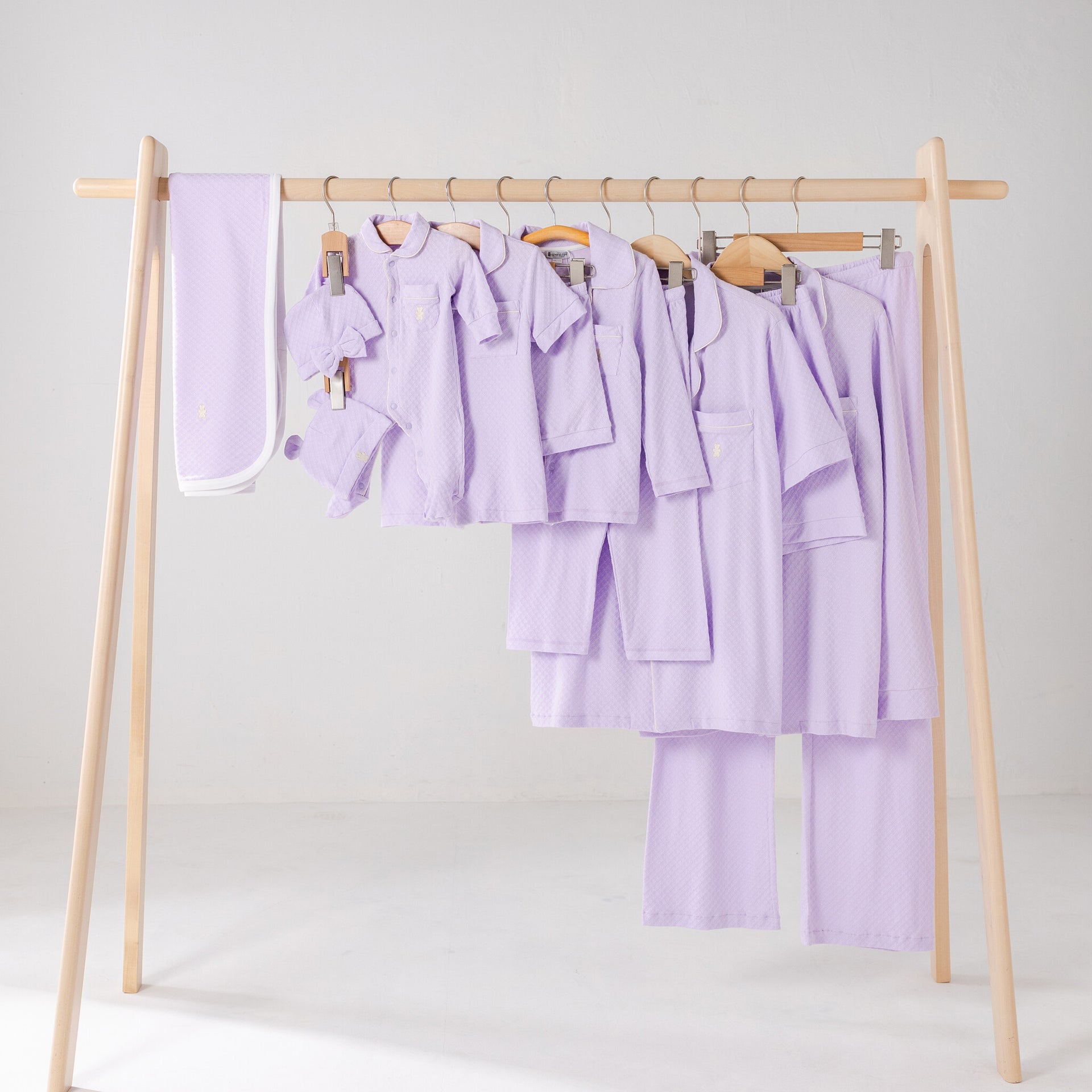 Summer pyjama shorts lilac children