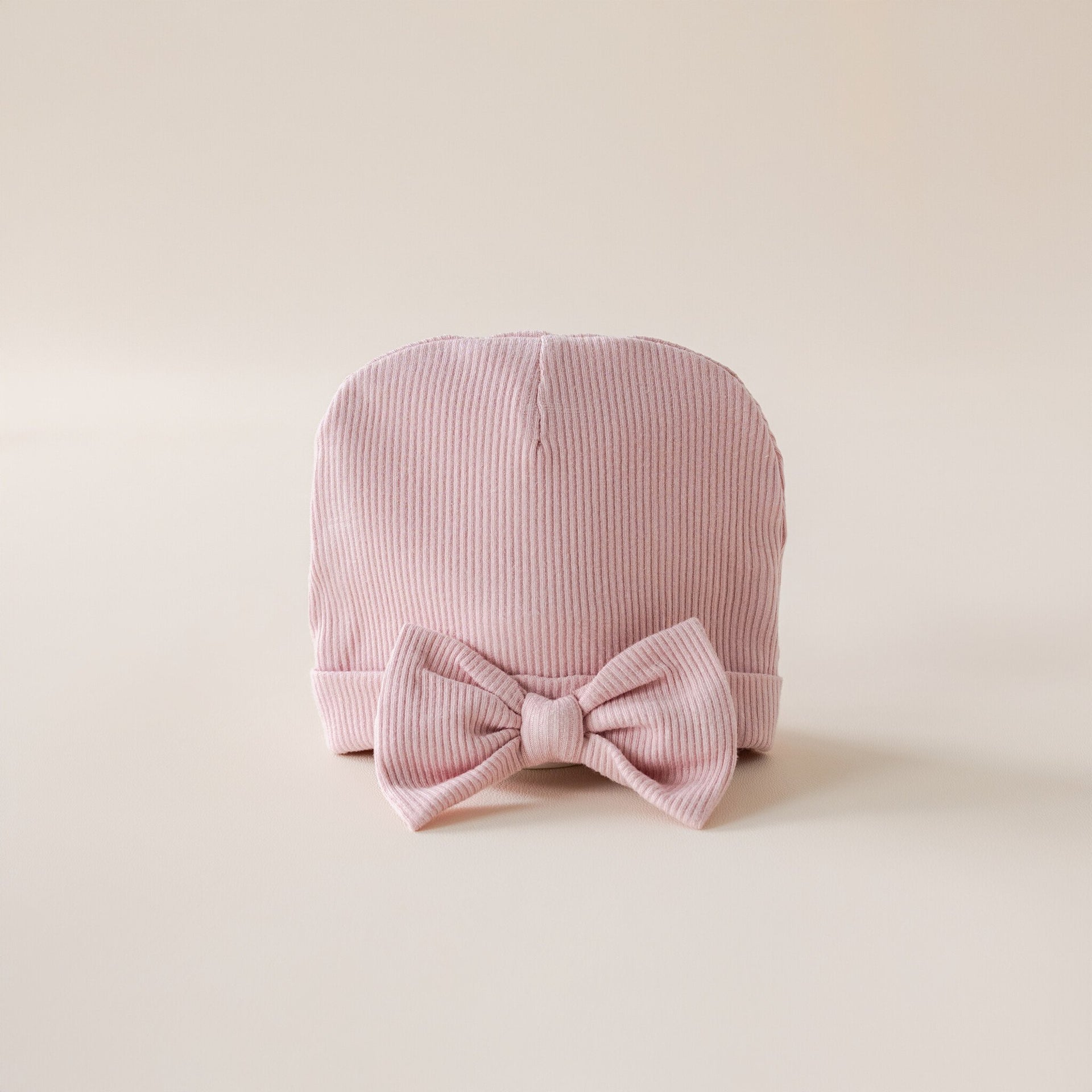 Babymuts rose cloud strik