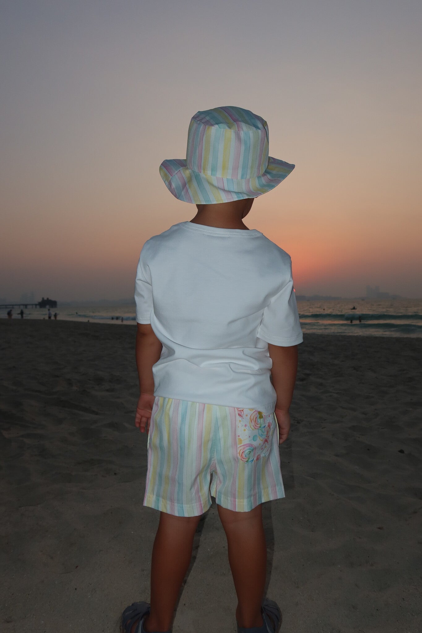 Pastel candy Swim shorts