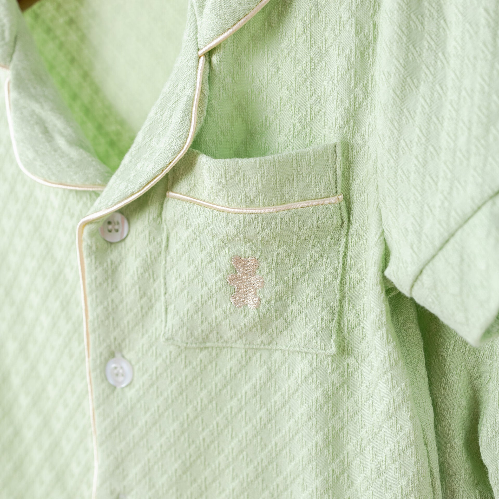 Summer pistachio pajama kid
