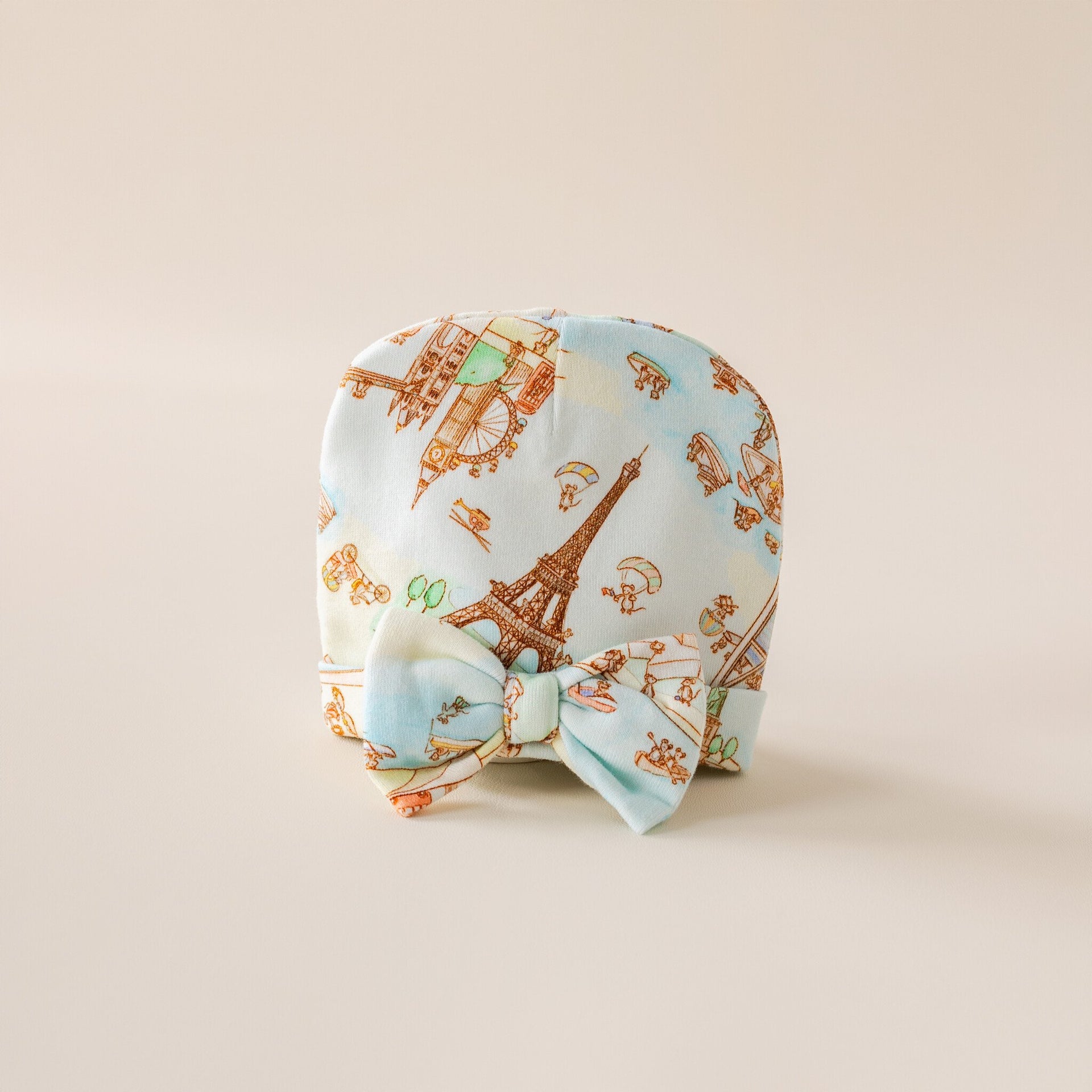 Baby hat around the world knit