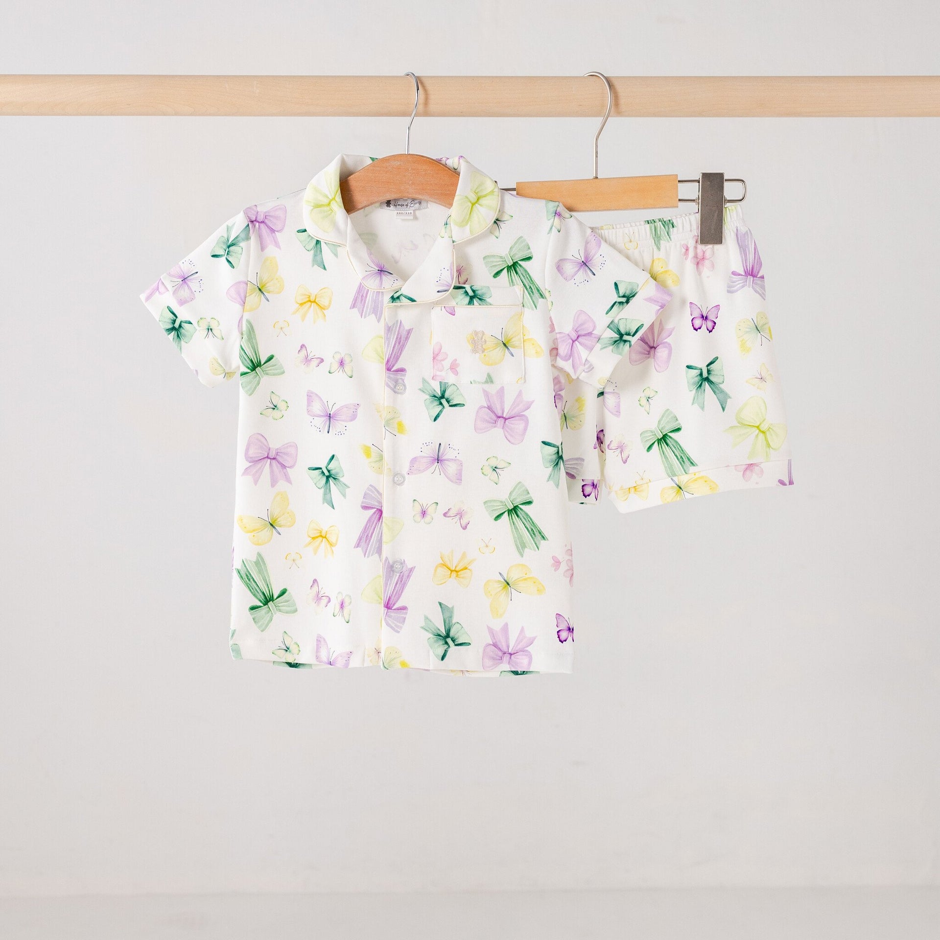 Zomer pyjama vlinder kort kinderen