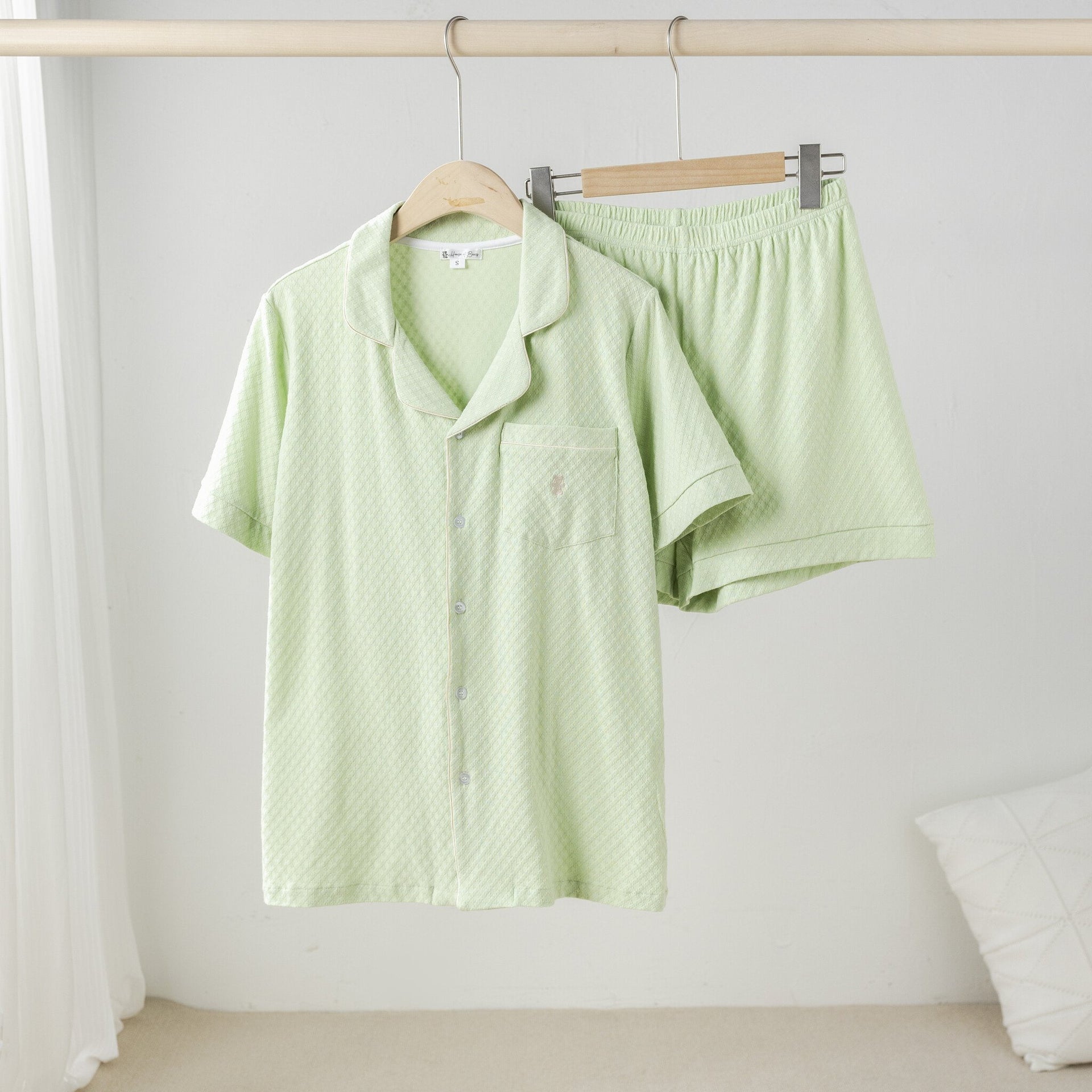 Summer pajama pistachio women