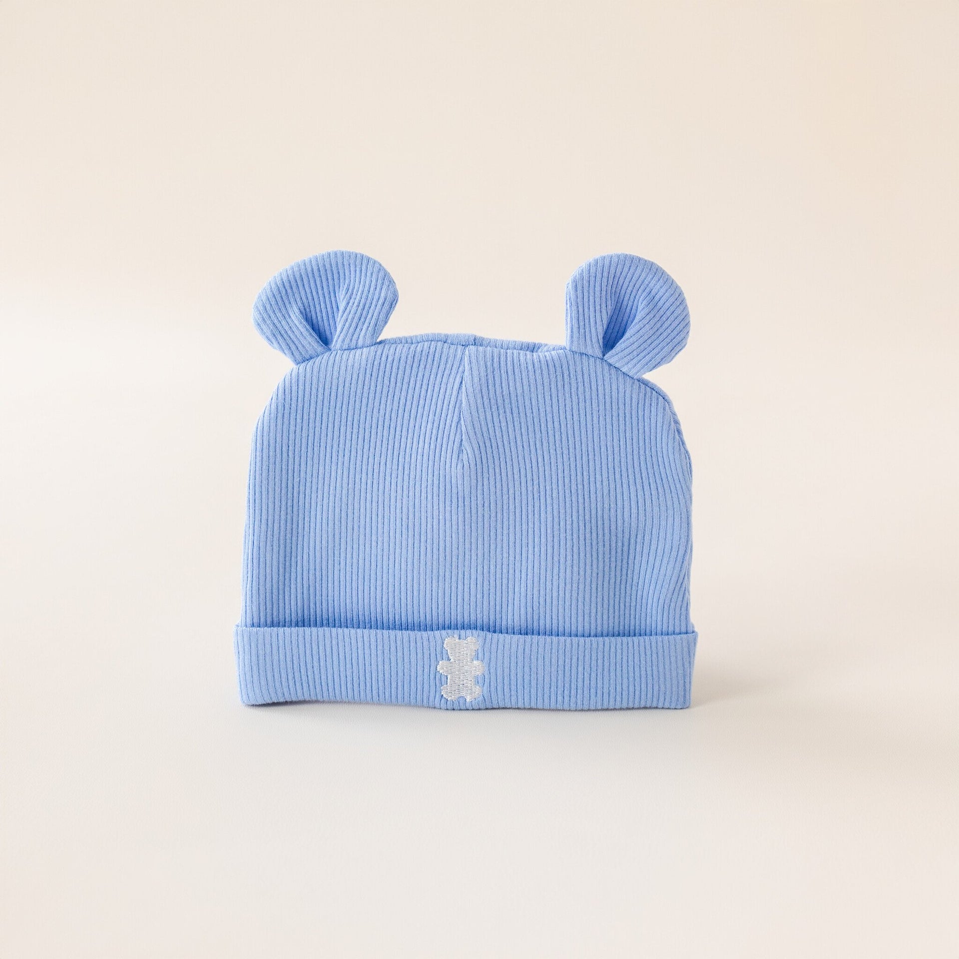 Baby hat ocean blue bear