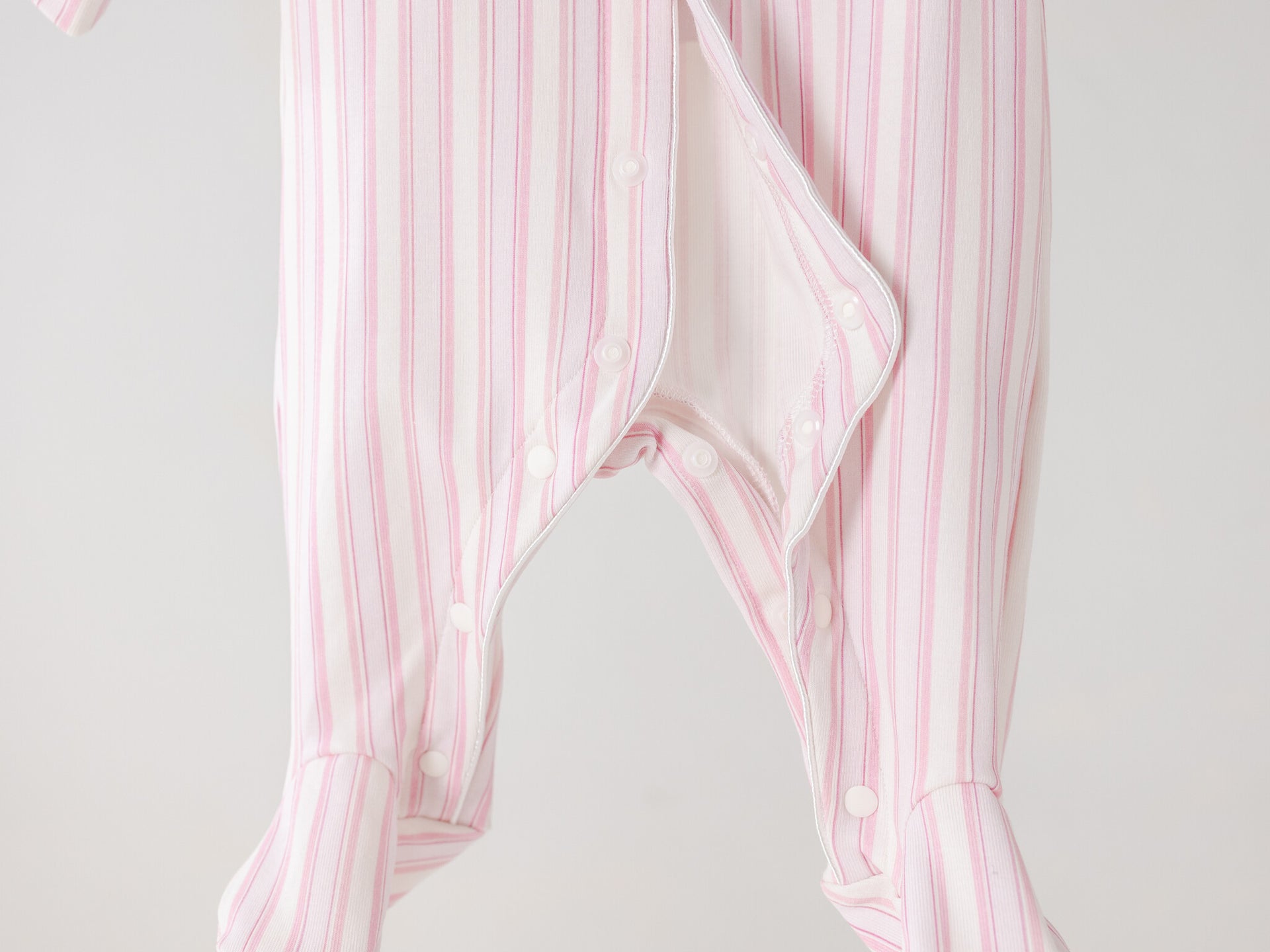 Baby romper pink stripe summer
