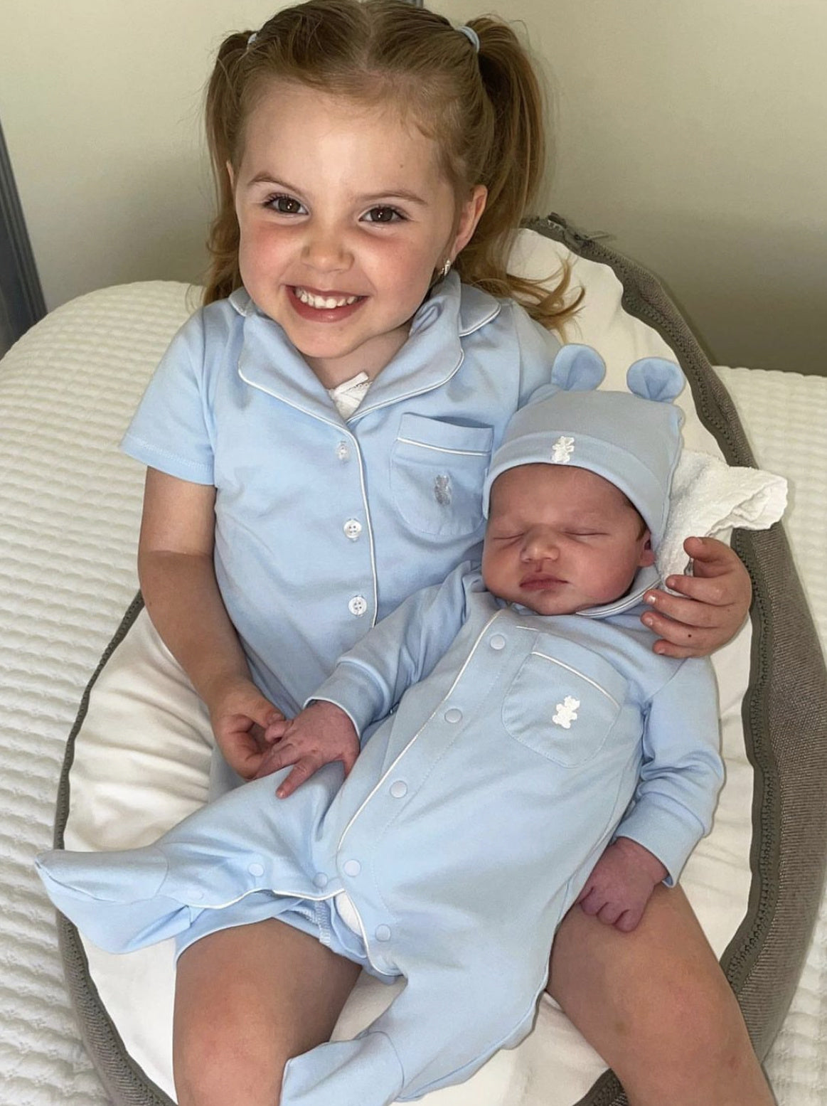 Baby summer suit blue