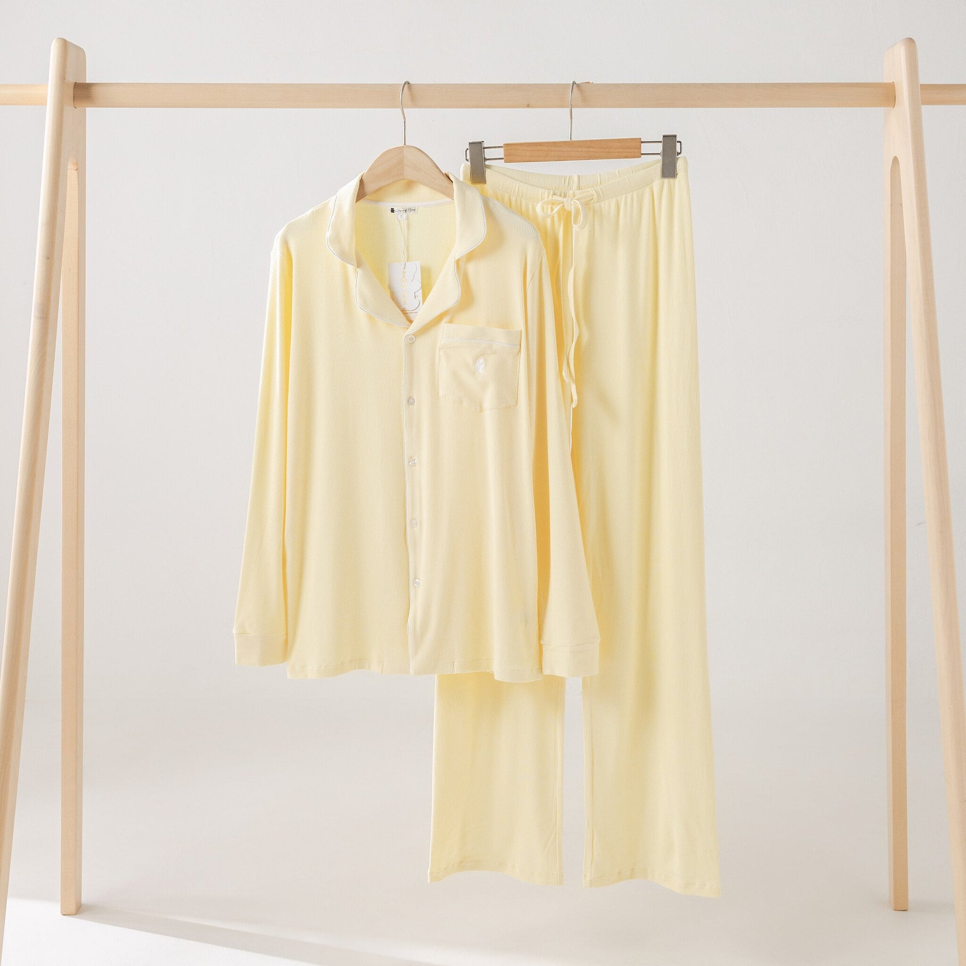 Pajama butter yellow women