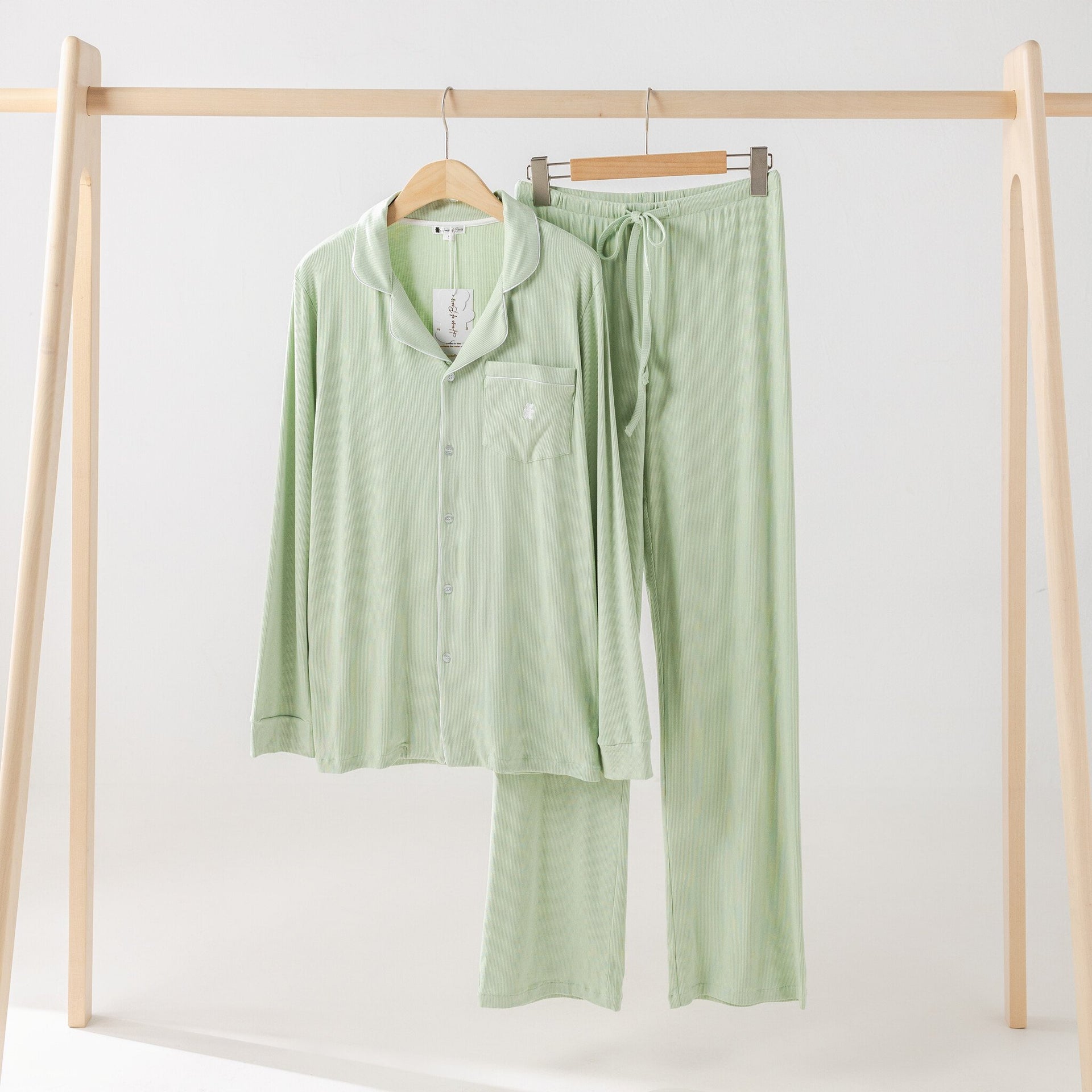Pyjama matcha green vrouwen