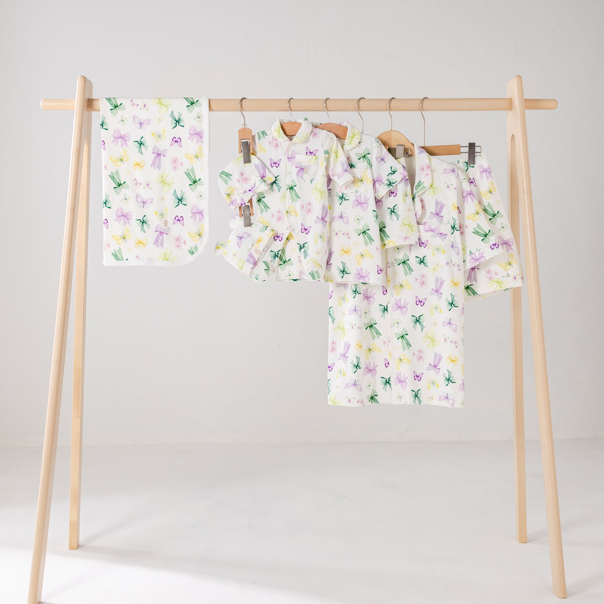Zomer pyjama kort  vlinder vrouwen