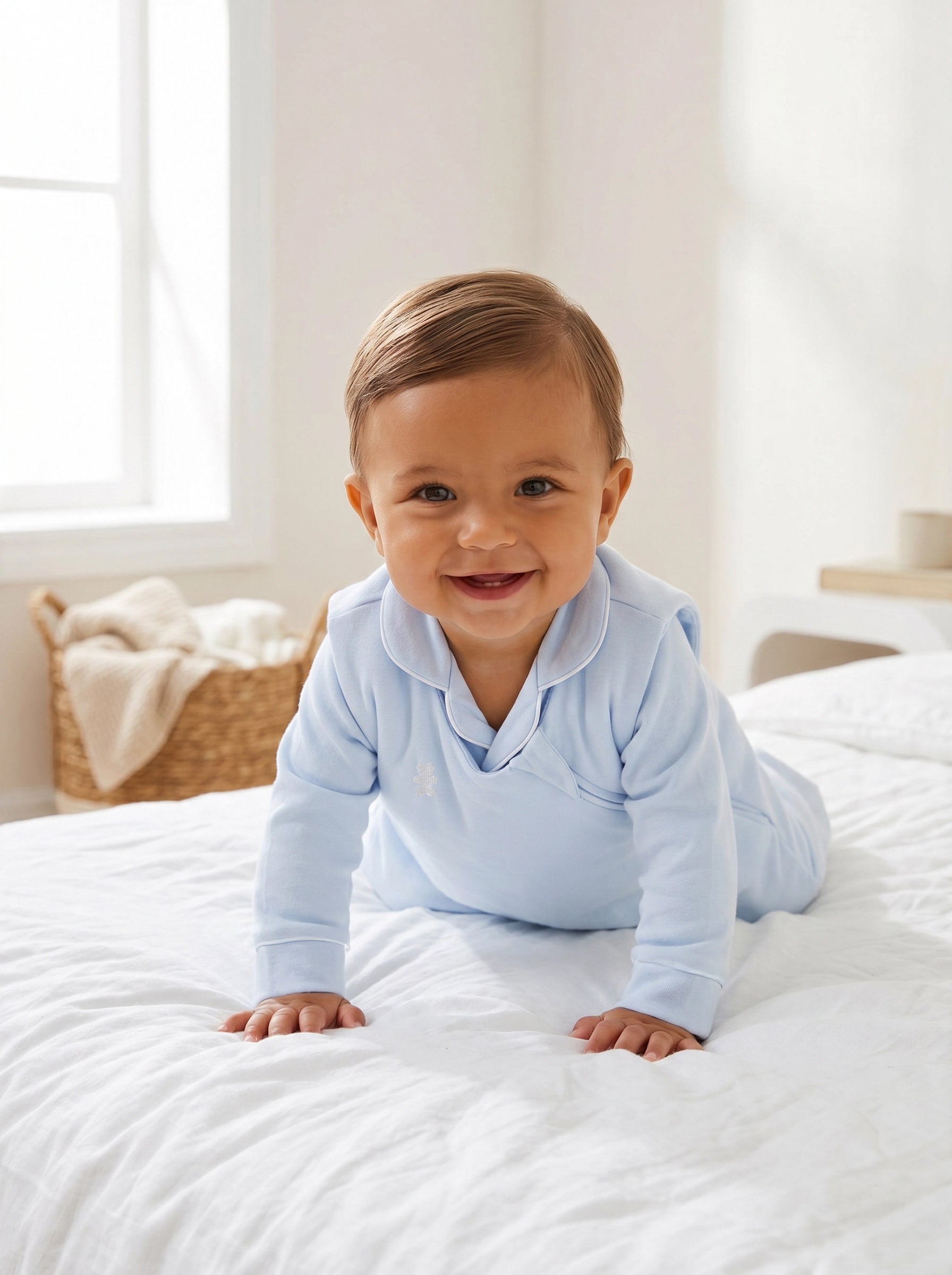 Sleeping bag child blue