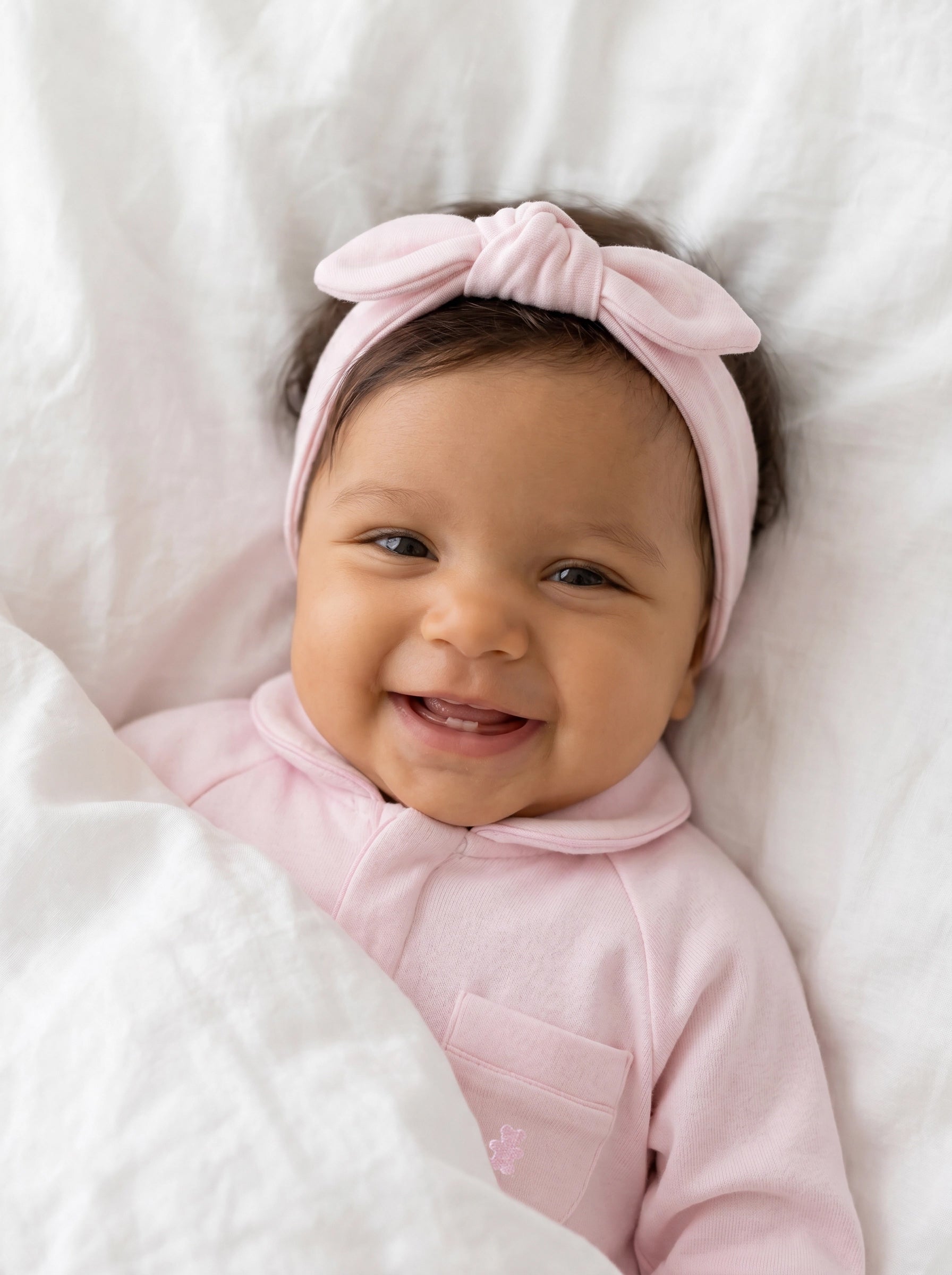 Babypakje rits roze